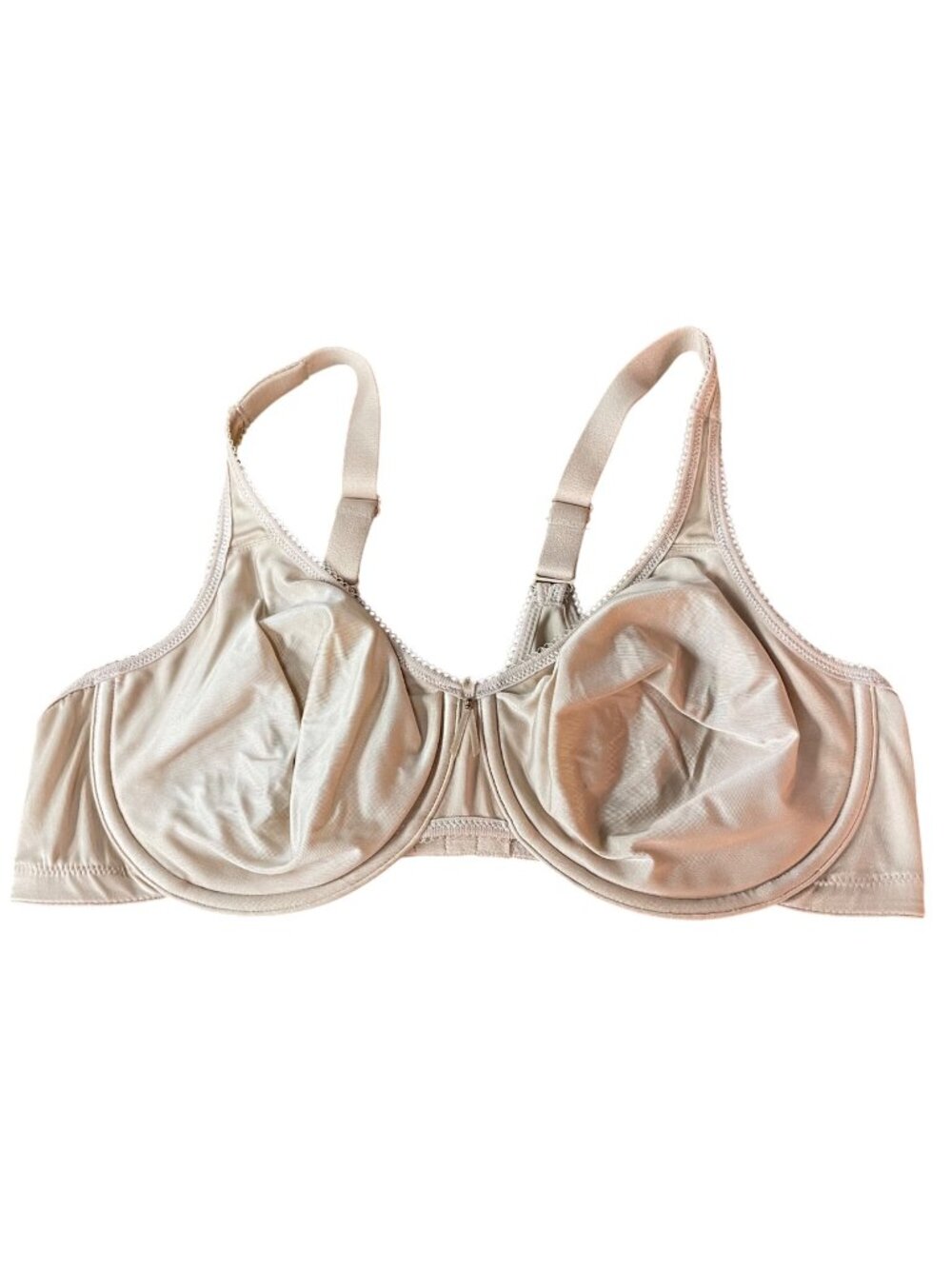 Wacoal Basic Beauty Full Figure Seamless Underwire Bra Sz 42C 855192 Tan